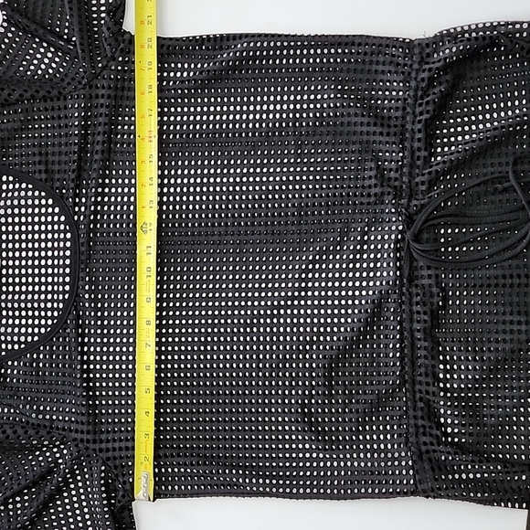 Jordan Taylor Black  Tunic Swim Suit Cover-Up Bathing Suit Cover Size Large - Picture 10 of 12